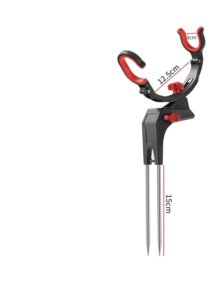 26-Supporto universale per canne da pesca regolabile a 360 gradi.