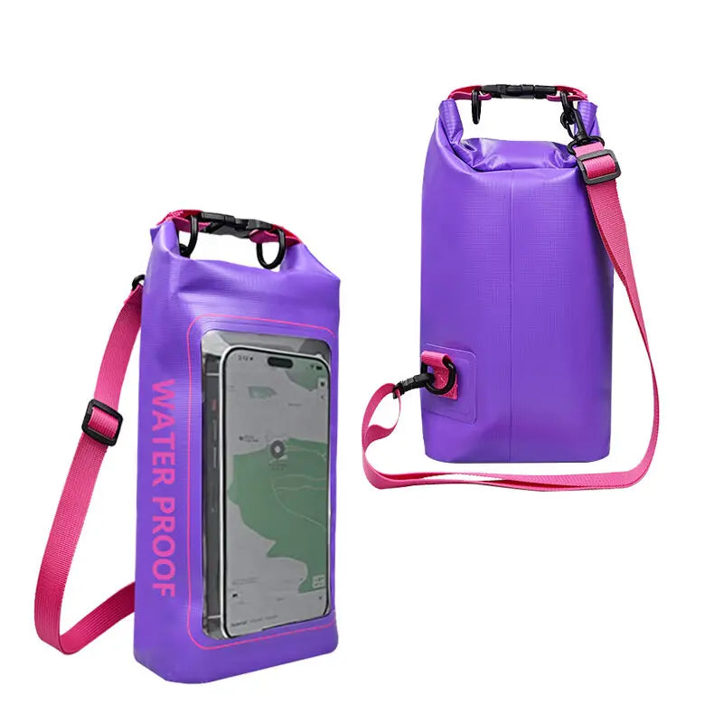 01-Borsa impermeabile 2L touch screen | Trekking, kayak, surf, rafting