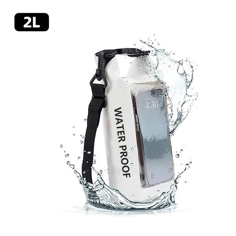 01-Borsa impermeabile 2L touch screen | Trekking, kayak, surf, rafting