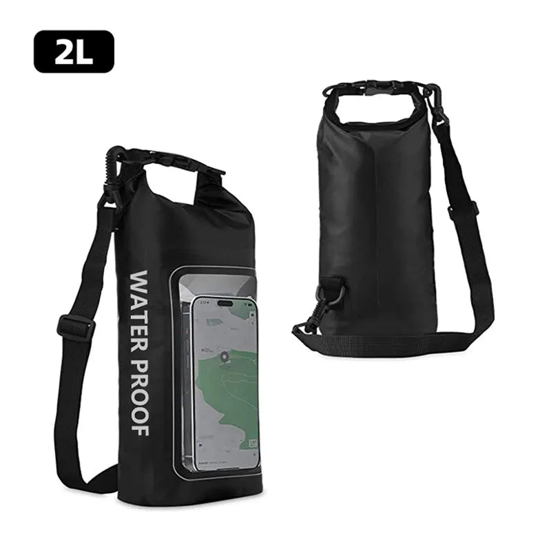01-Borsa impermeabile 2L touch screen | Trekking, kayak, surf, rafting