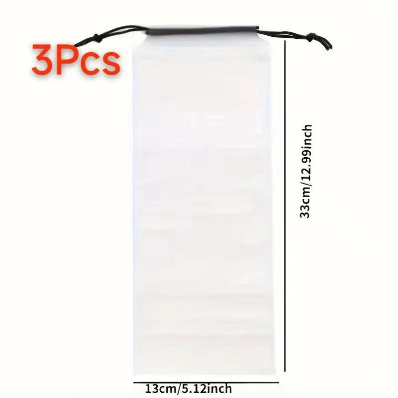 Transparent Waterproof Umbrella Storage Bag Organizer Umbrella Accessories Portable Reusable Drawstring Bag Home Storage bag