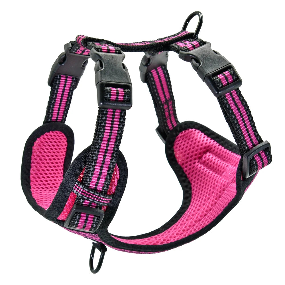 03-Pettorina Regolabile Riflettente per Cani – Comoda Sicura Disponibile in Vari Colori