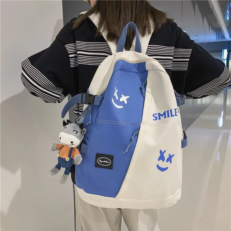 01-Zaino grande invernale moda viaggio scuola laptop unisex