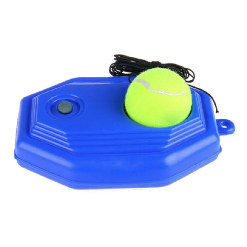 1set Tennis Training Device with Ball Tennis Supplies Tennis Training Aids Baseboard Player Practice Tool With Elastic Rope Base