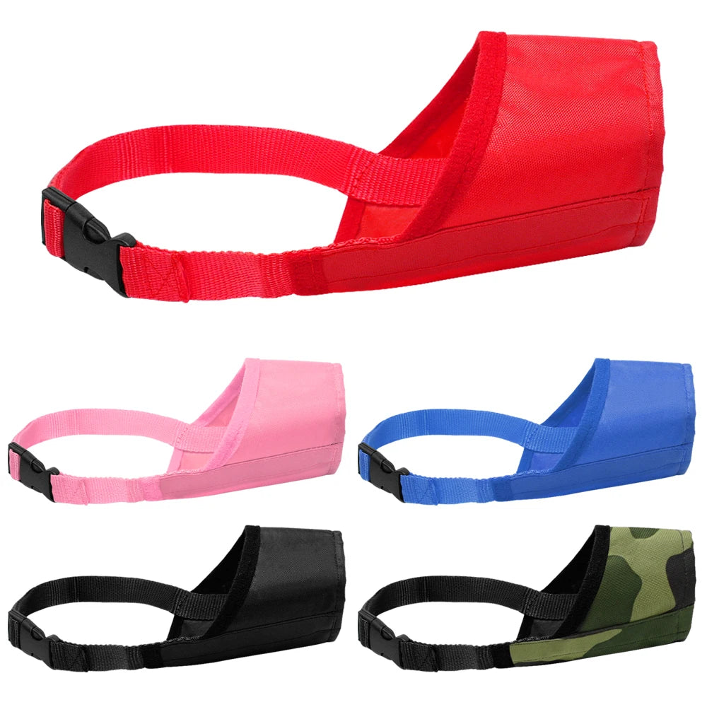 Small Large Dog Muzzle Anti Bite Dogs Muzzles Pet Mouth Cover Training Products Anti Chew Bark For Pitbull Pet Accessories