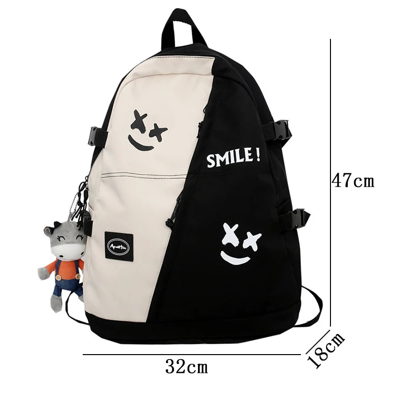 01-Zaino grande invernale moda viaggio scuola laptop unisex