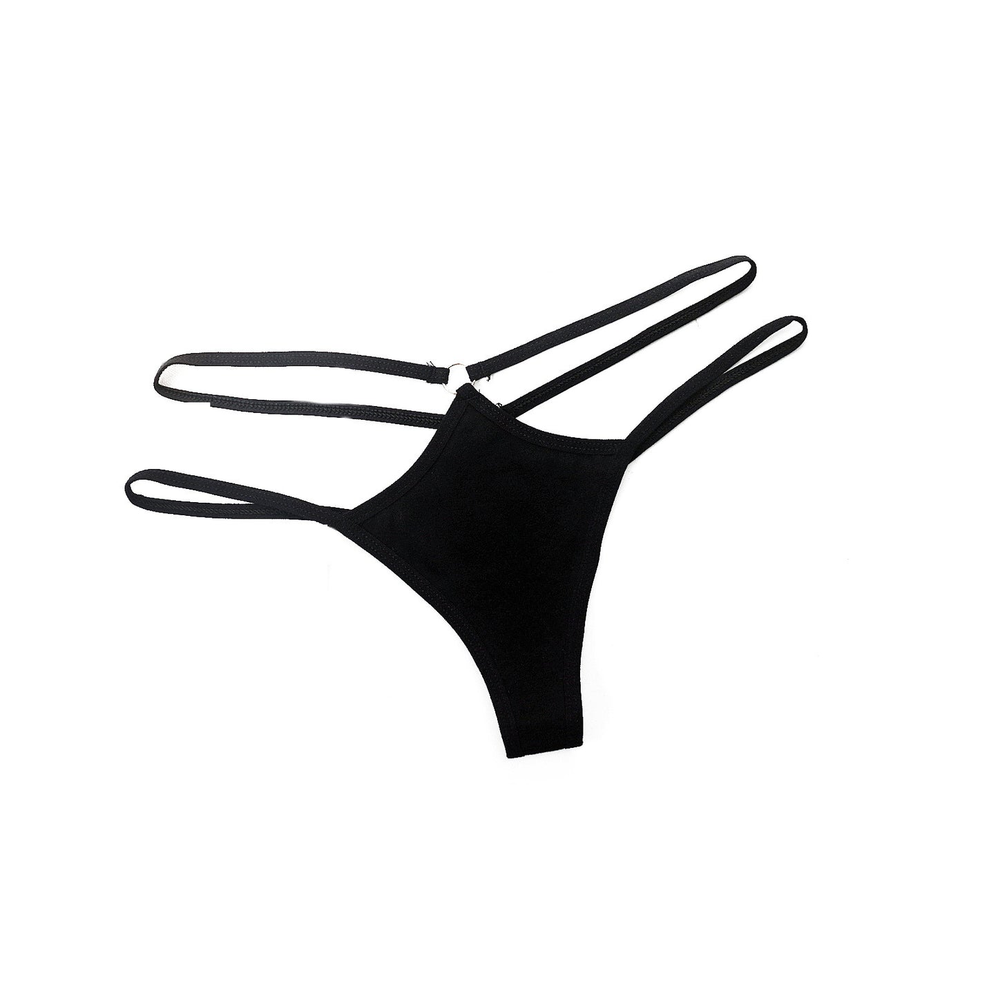 Sexy Lingerie Women Panties Bandage Briefs Female T back Thong Underwear Soft Comfortable Briefs Hollow Out Solid Panties