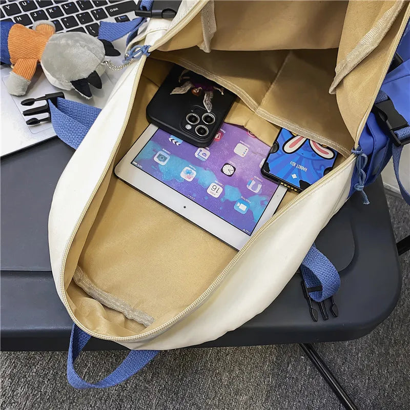 01-Zaino grande invernale moda viaggio scuola laptop unisex