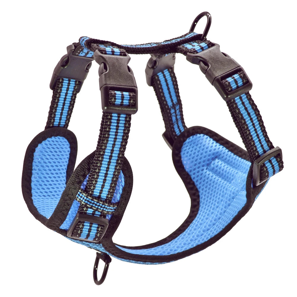 03-Pettorina Regolabile Riflettente per Cani – Comoda Sicura Disponibile in Vari Colori