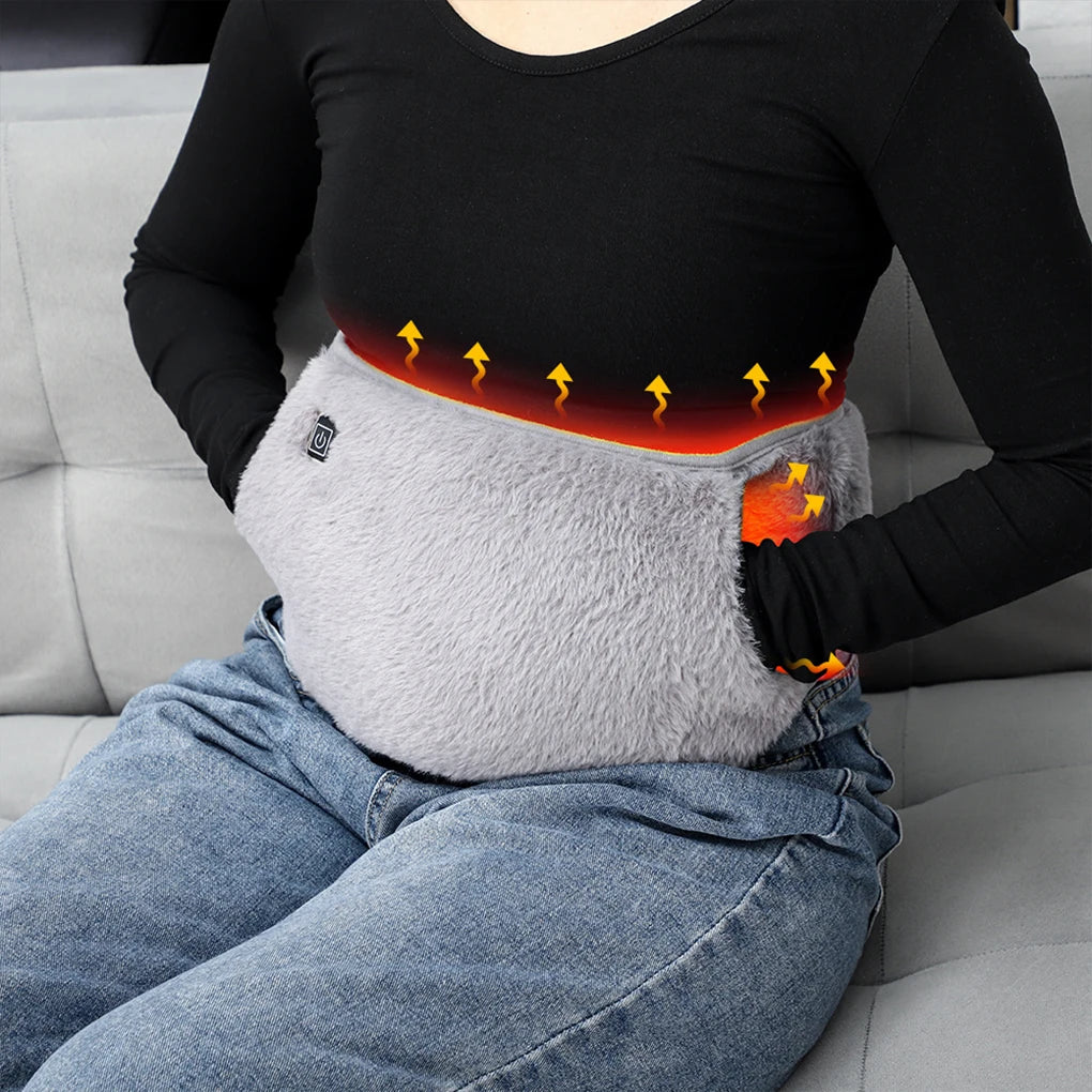 Winter Electric Graphene Heating Pad Cold-Proof Uterine Belt Cold-Proof Hand Waist Warming Pad USB Recharging Abdominal Warmer