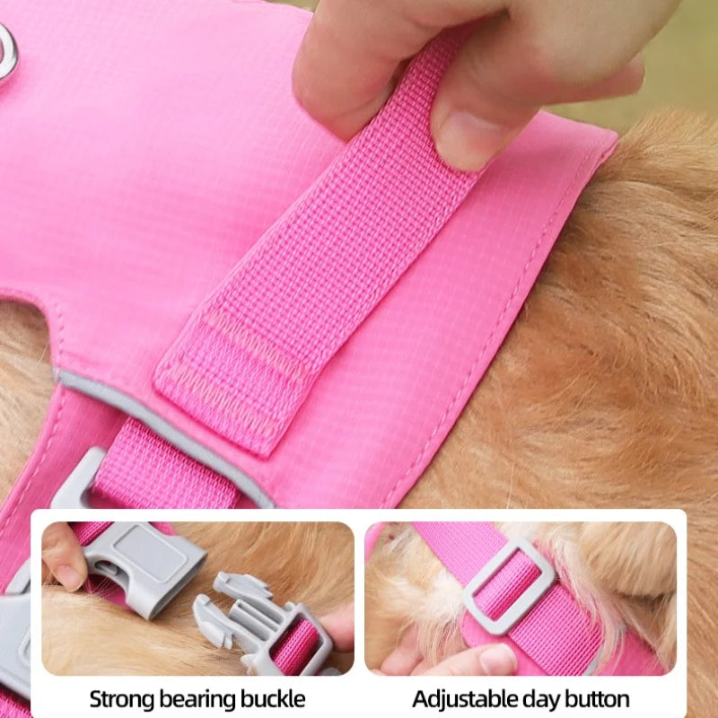 Pettorina Dog Harness Upgraded Nylon Waterproof Tactical Vest for Small Medium Large Dogs Reflective Dog Harnesses Pet Dogs Accessoires