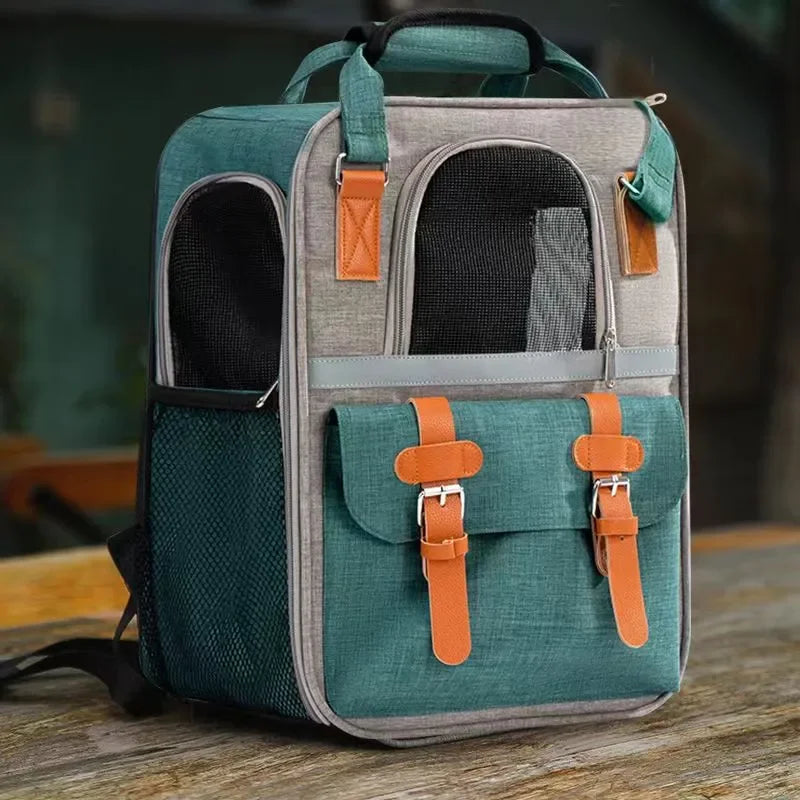 Trasportino Pet Backpack,Dogs and Cats Travel Portable Back Bag,Large capacity,Pet Carrier Bag for Cats and Dogs, Portable Travel Backpack