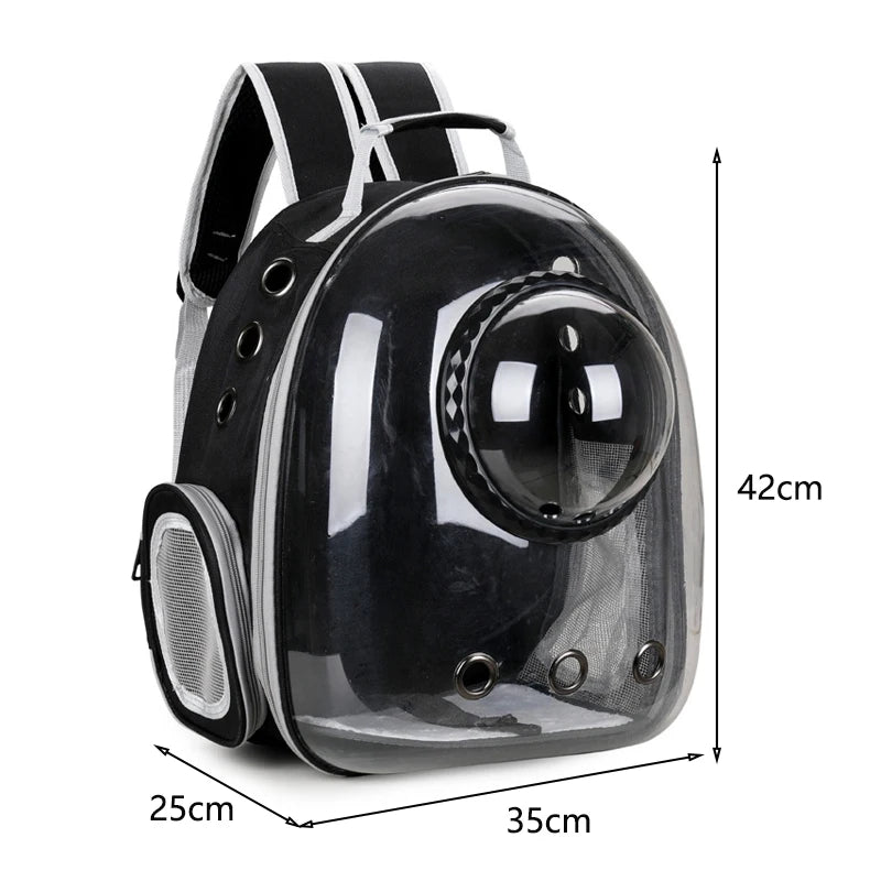 Trasportino Pet Cat Carrying Bag Space Pet Backpacks Breathable Portable Transparent Backpack Puppy Dog Transport Carrier Space Capsule Bags