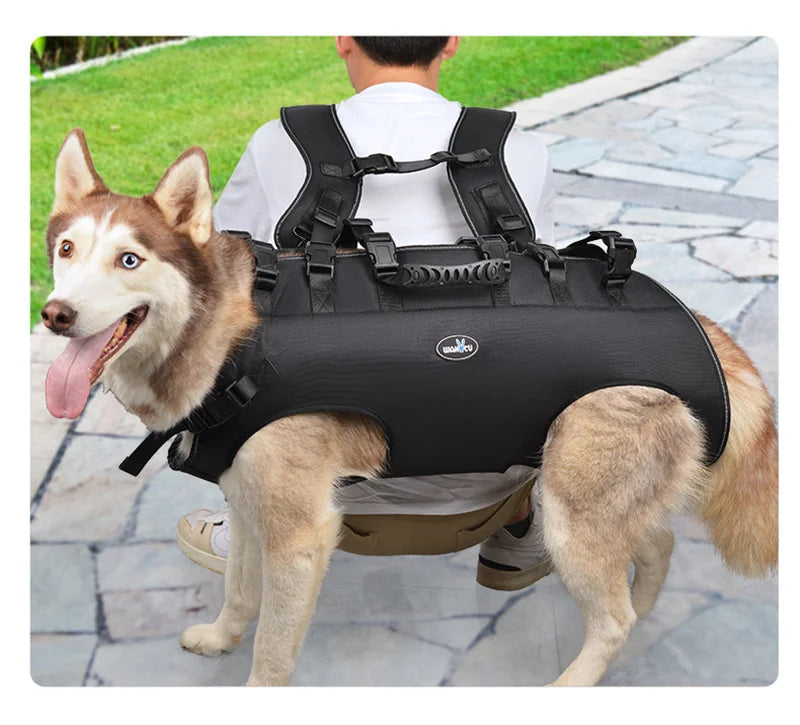 Puppy Pet Lift Harness Sling Carrier for Dogs Hind Leg Stair Support Old Disabled Joint Injuries Arthritis Large Dogs Up Stairs