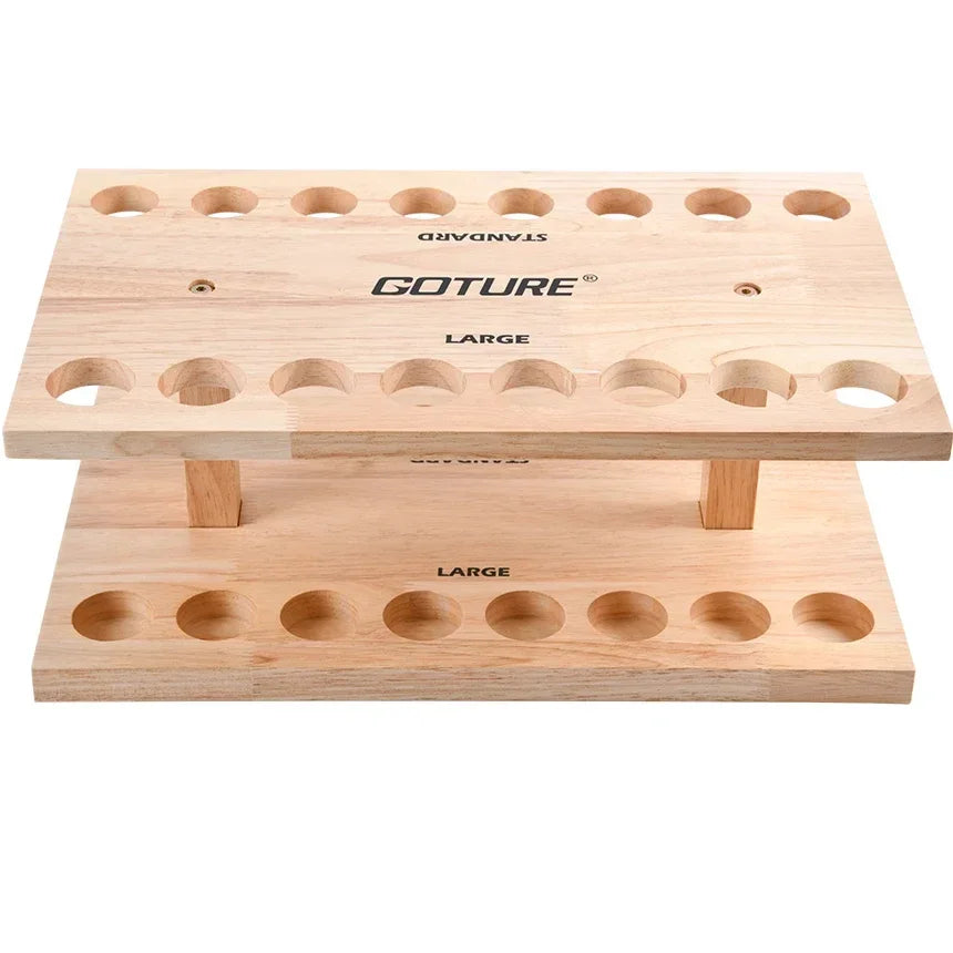 001-Rastrelliera in Legno per 16 Canne da Pesca – Salvaspazio