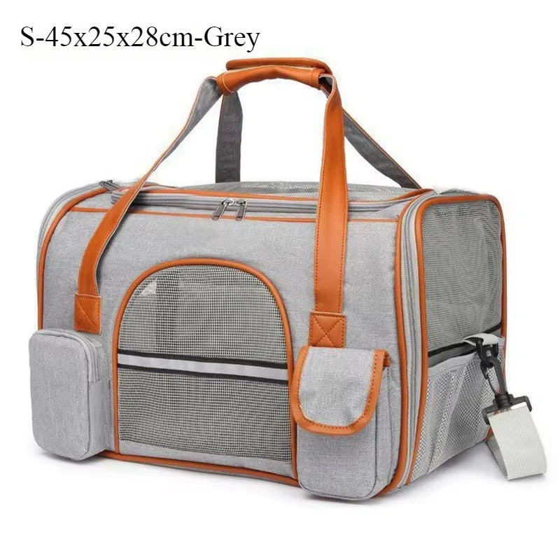 Trasportini Crossbody Dog Bag Pet Backpack Crossbody Bag Solid Color Multipurpose Shoulder Bag Pet Carrier For Cats Dogs Stuff Dog Carrier