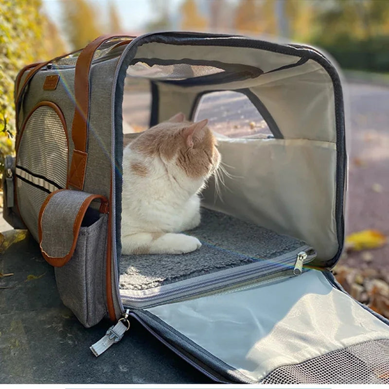 Trasportini Crossbody Dog Bag Pet Backpack Crossbody Bag Solid Color Multipurpose Shoulder Bag Pet Carrier For Cats Dogs Stuff Dog Carrier