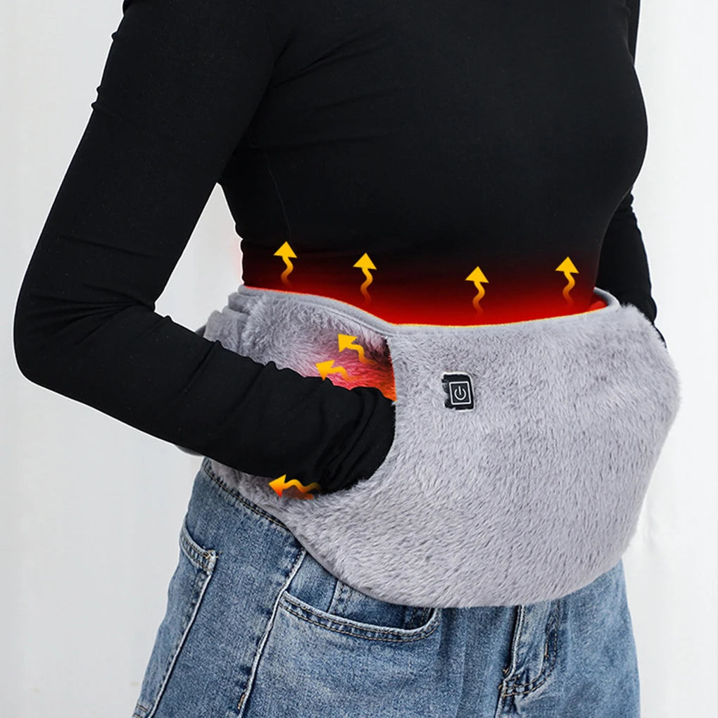 Winter Electric Graphene Heating Pad Cold-Proof Uterine Belt Cold-Proof Hand Waist Warming Pad USB Recharging Abdominal Warmer