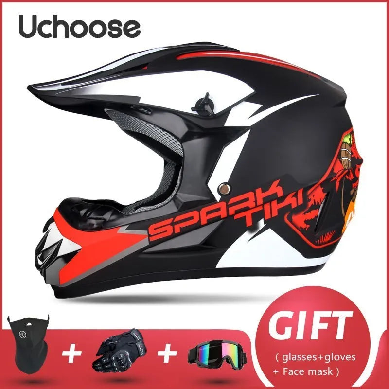 50-Casco moto fuoristrada DOT Racing | Off-Road DOT Racing Helmet