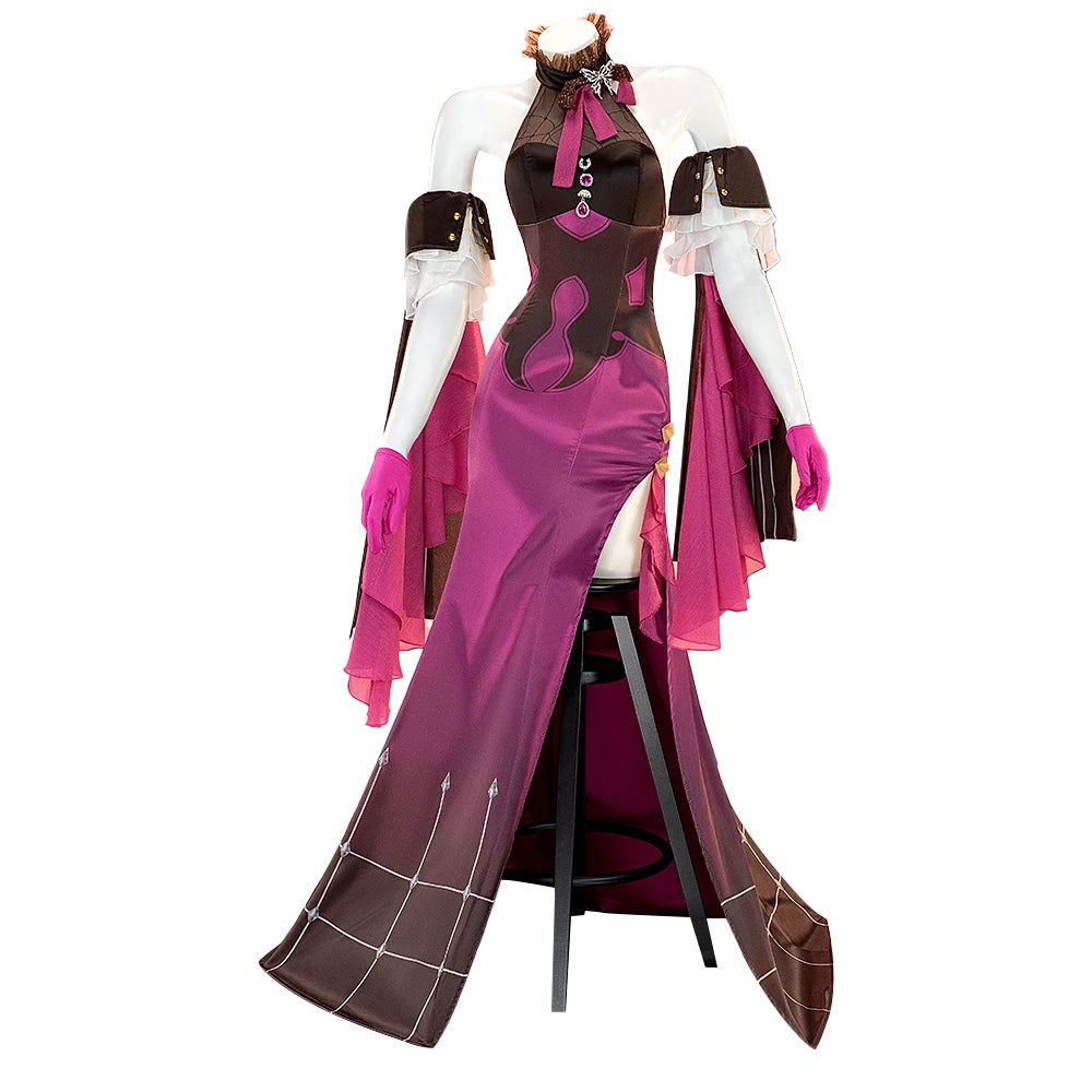 90-Costume Cosplay Kafka Star Rail Honkai Donna