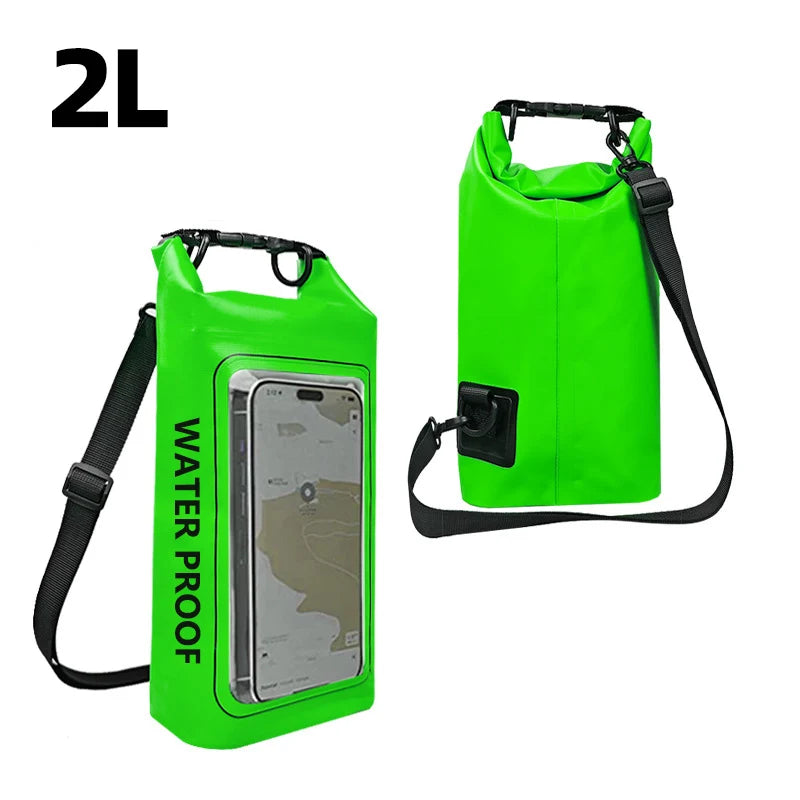 01-Borsa impermeabile 2L touch screen | Trekking, kayak, surf, rafting