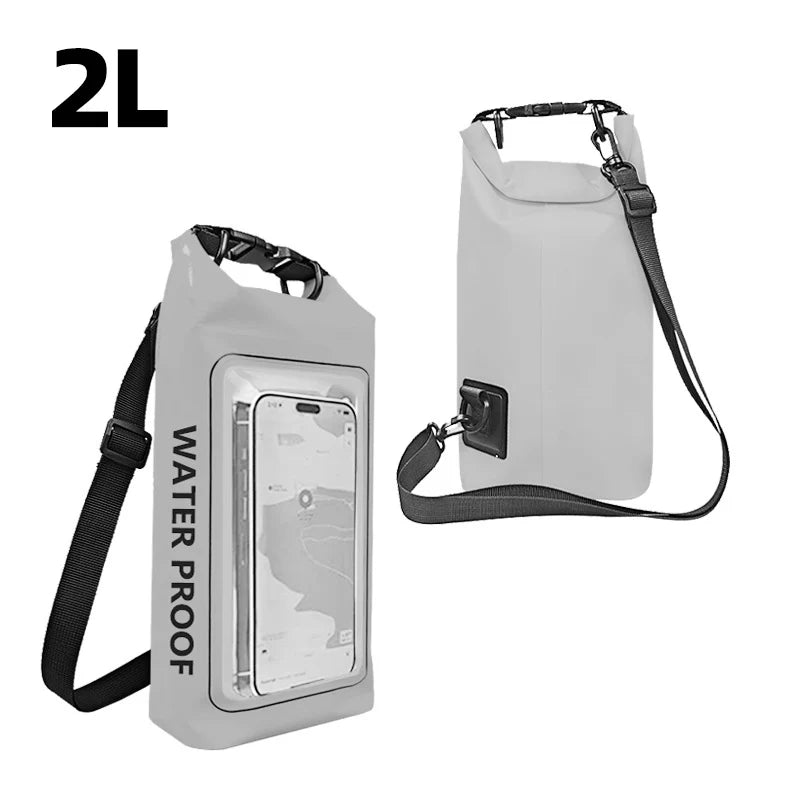 01-Borsa impermeabile 2L touch screen | Trekking, kayak, surf, rafting