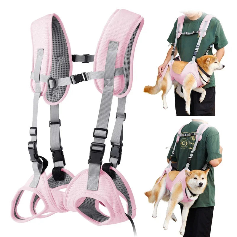 Trasportini Pet Supplies Dog Duffel Bag Adjustable Long and Short Dog Backpack Summer Mesh Breathable Cat Out Travelling Bag