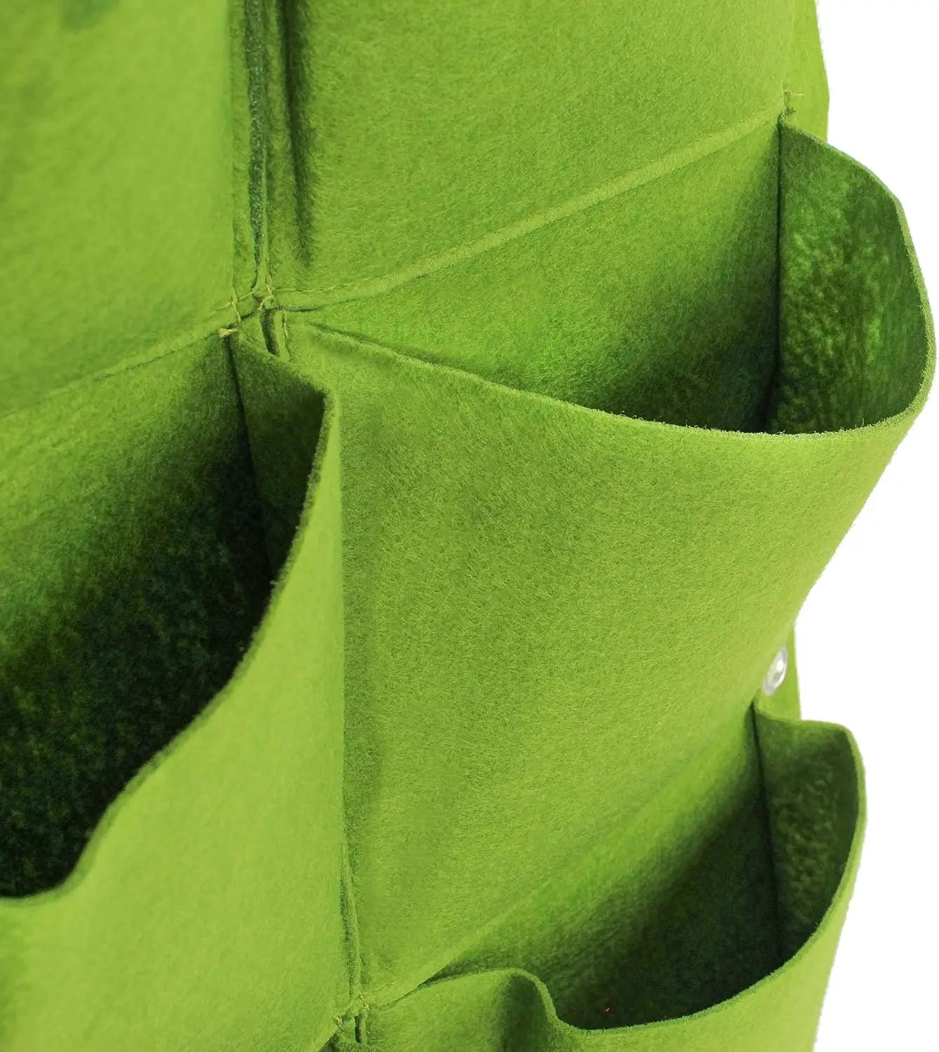 Plant growth bag, Felt Vertical Wall Planter Outdoor Herb Vegetable Hanging Garden Plant Holder for Railing, Balcony, Fence