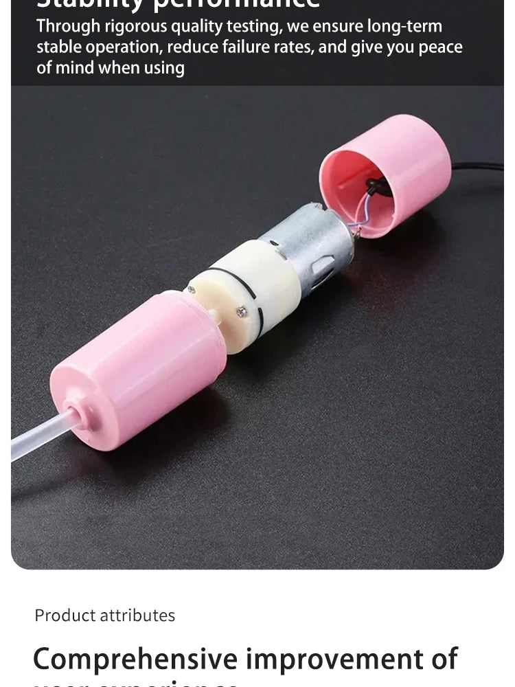 Portable USB Aquarium Air Pump:Mini Oxygenator for Fish Tanks and Aquatic Accessories