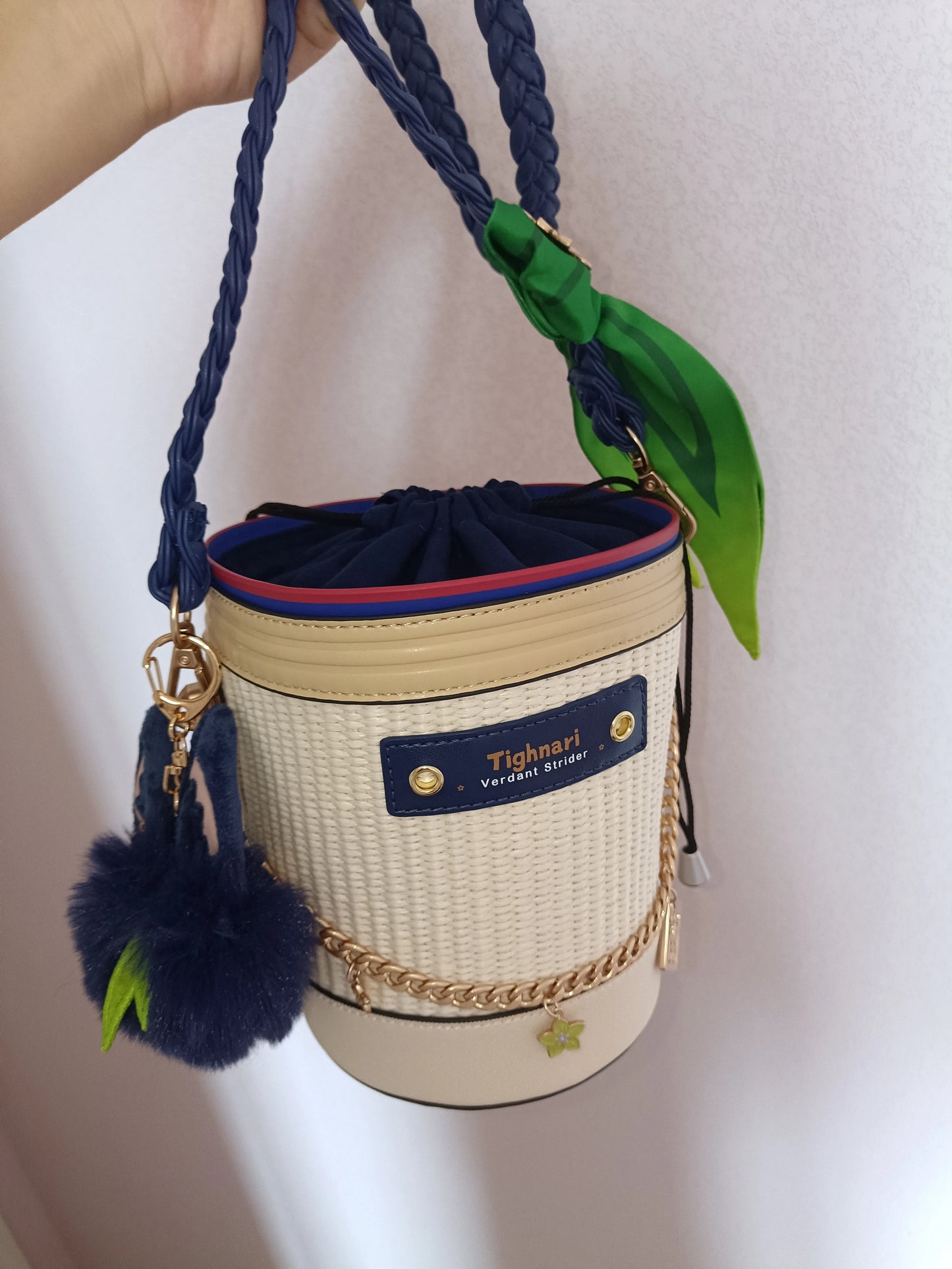 01-Borsa Tighnari Ufficiale Genshin Impact – Flower Basket Cosplay