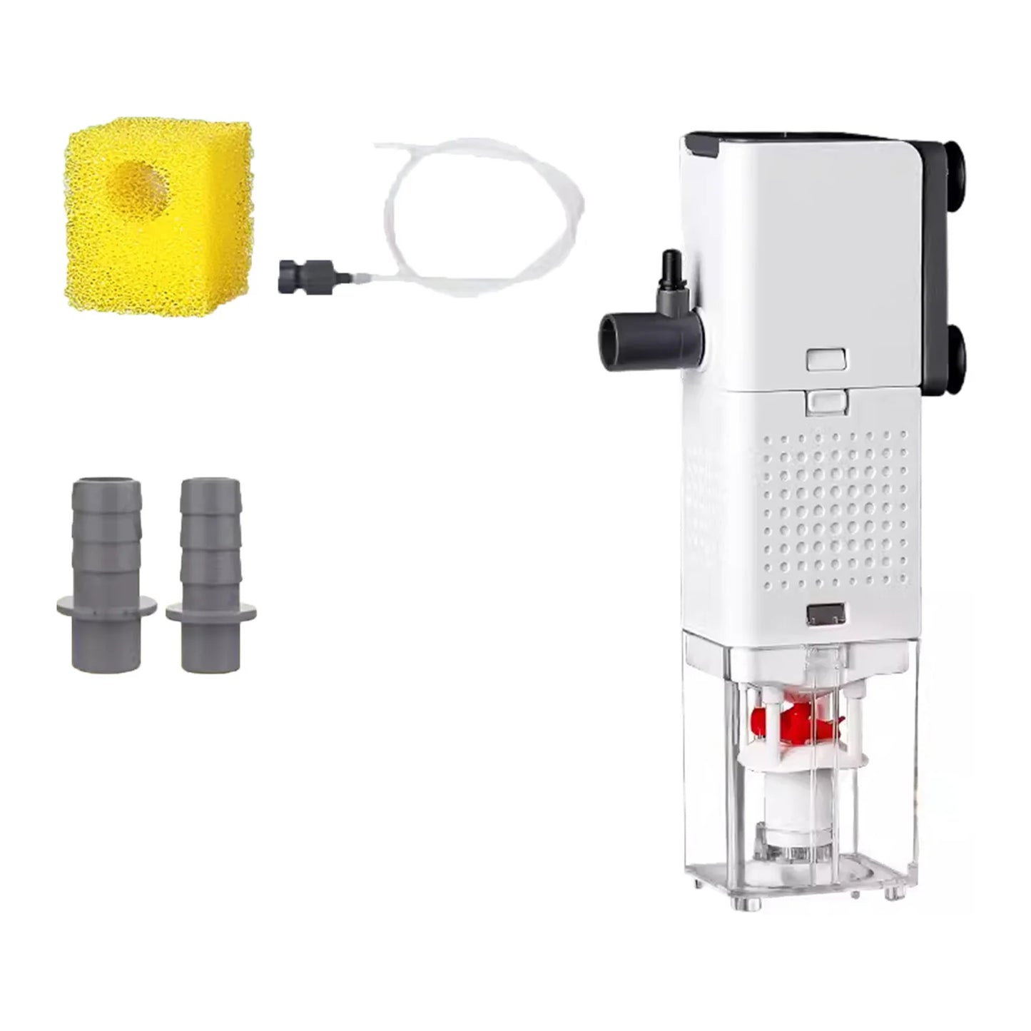 25-Filtro per Acquario – Sistema 3-in-1 Silenzioso con Portata Regolabile.l