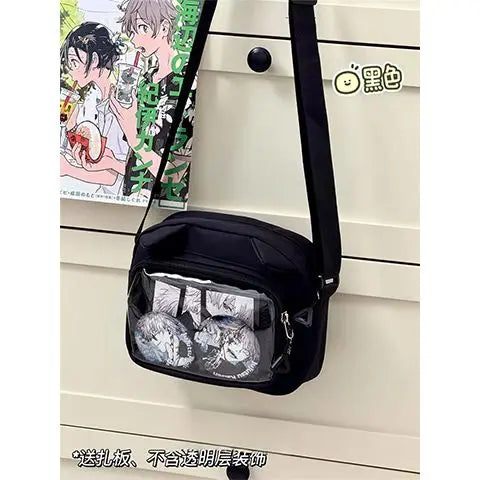 001-Borsa trasparente - cartoni animati