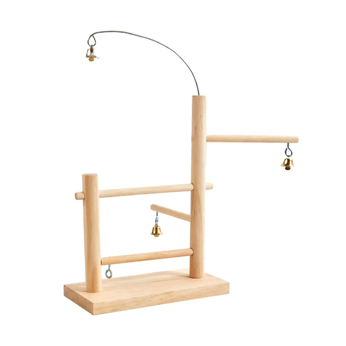 Posatoio Bird Perch Stand Practical Bird Training Stand Play Stand Training Perch for Lovebirds Cockatoo Macaw Cockatiels Activity Toy