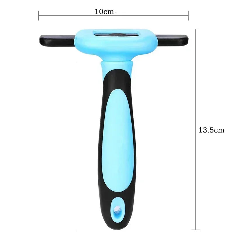 Pet Hair Removal Brush Dog Hair Comb Stainless Steel Automatic Hair Fading Cat Comb Pet Cleaning Grooming Supplies