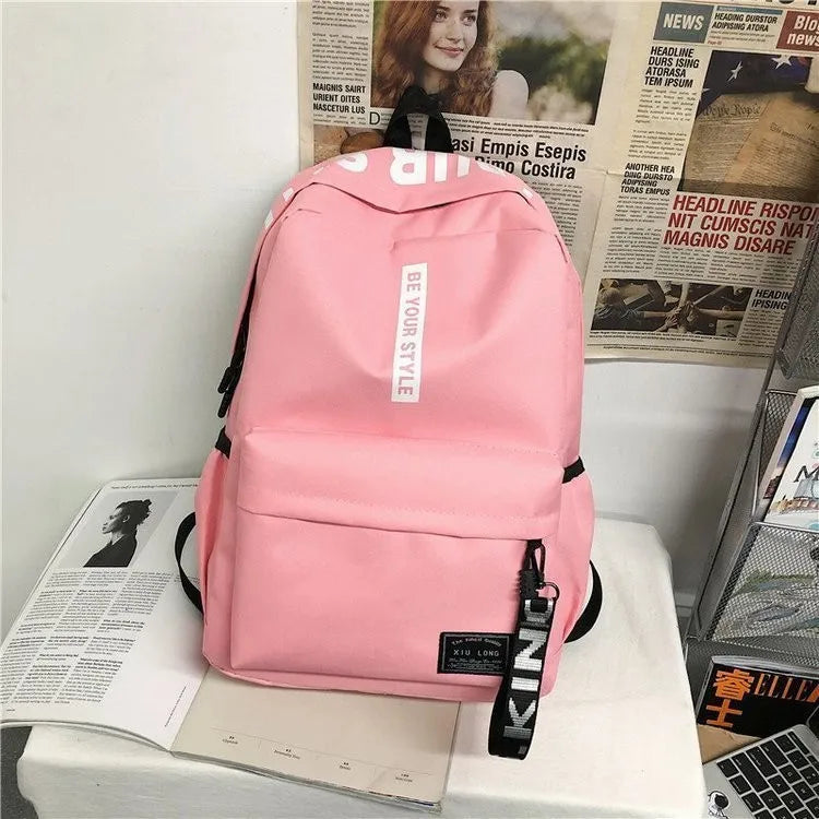 01-Zaino scuola unisex β capiente, leggero e alla moda π