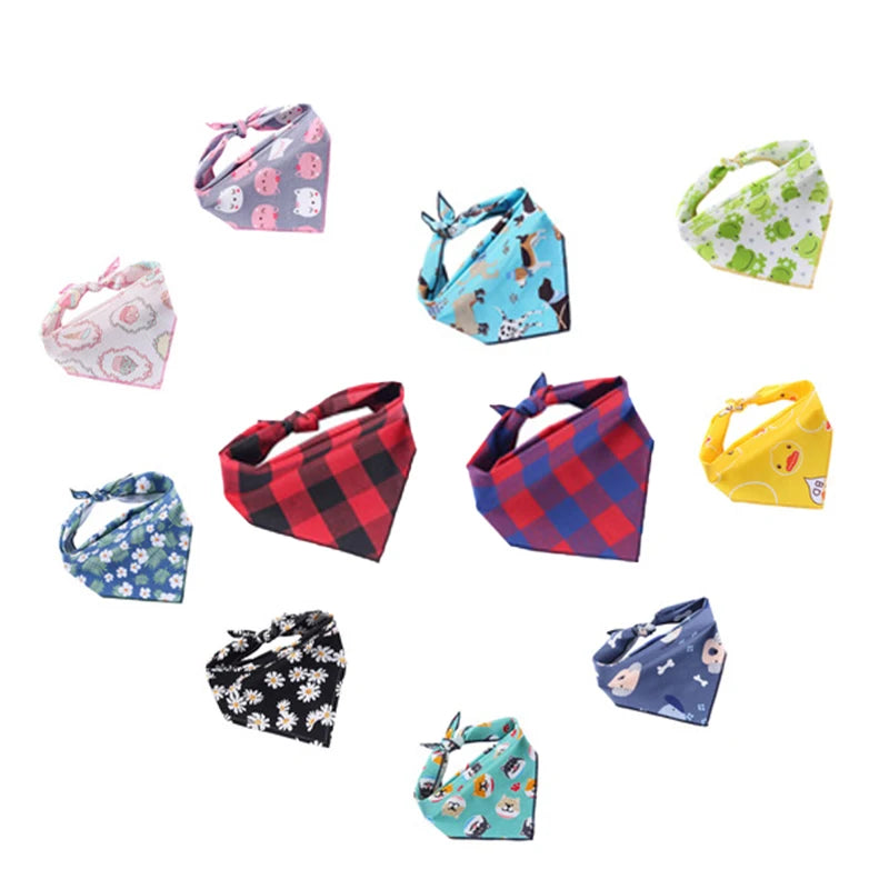 05-Collare Bandana per Cani Mini – Morbido e Colorato
