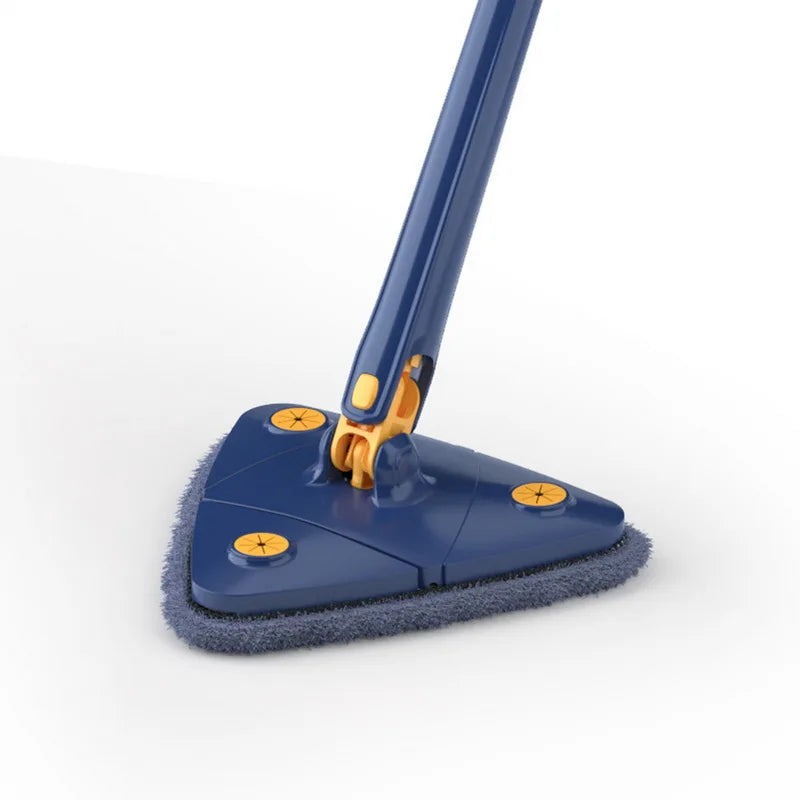 Triangular Mop Clean Tiles Extendable Triangle 360° Swivel Mop Floor Cleaning Squeeze Mops Self-spin Wall Ceiling Cleaning Tools