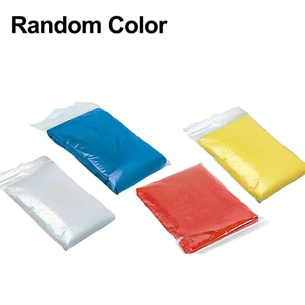 Portable Raincoat Ball Disposable Raincoats Waterproof Transparent Rain Cover Emergency Coat for Traveling Camping Outdoor Sport