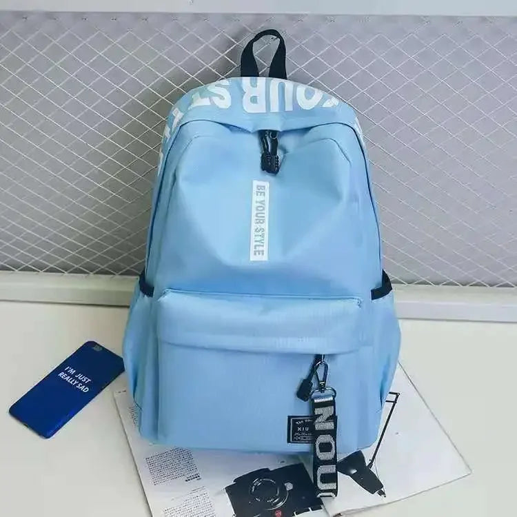 01-Zaino scuola unisex β capiente, leggero e alla moda π