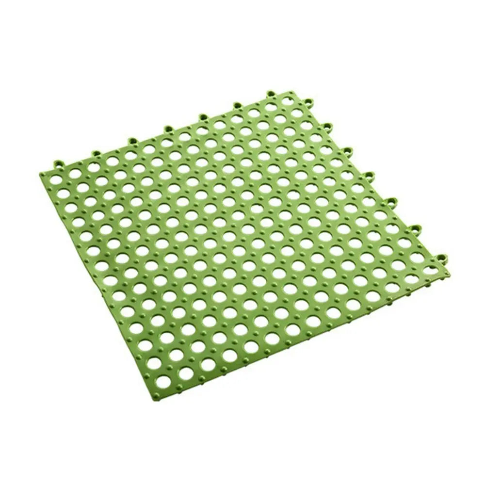 Tappetini TPE Anti-slip Splice Toilet Ground Mat Bathroom Carpet Pet Cage Floor Mat Rabbit Foot Mat