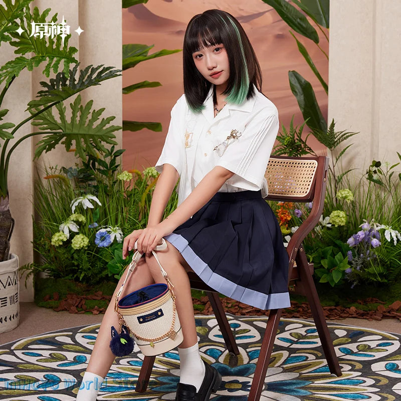01-Borsa Tighnari Ufficiale Genshin Impact – Flower Basket Cosplay