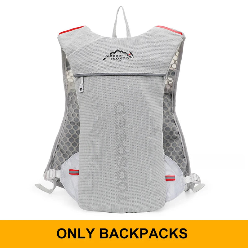 01-Zaino Trail Running 5L ultraleggero con sacca idrica 2L