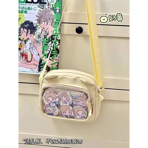 001-Borsa trasparente - cartoni animati