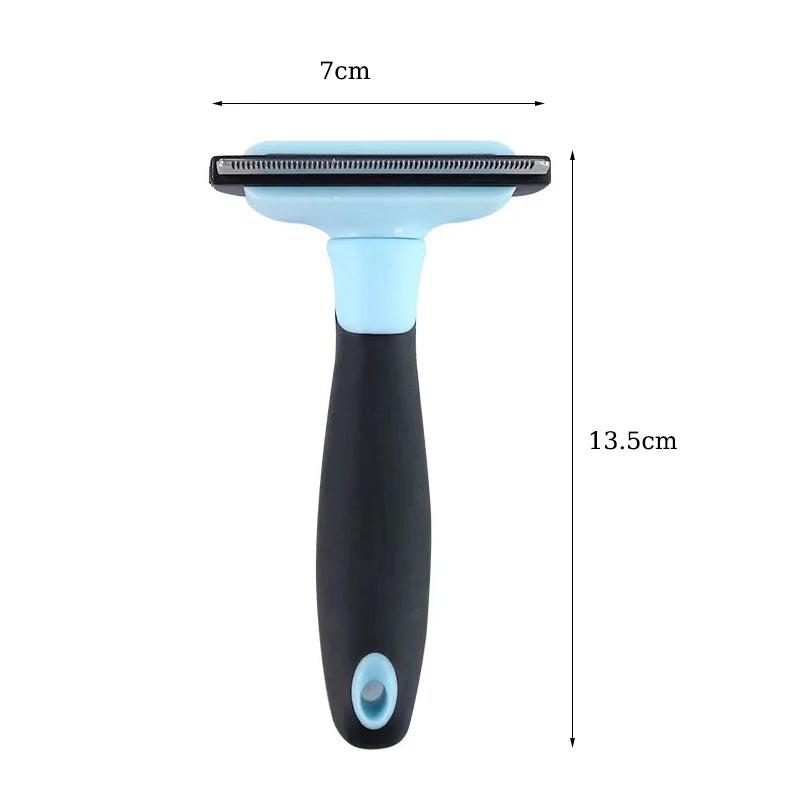 Pet Hair Removal Brush Dog Hair Comb Stainless Steel Automatic Hair Fading Cat Comb Pet Cleaning Grooming Supplies