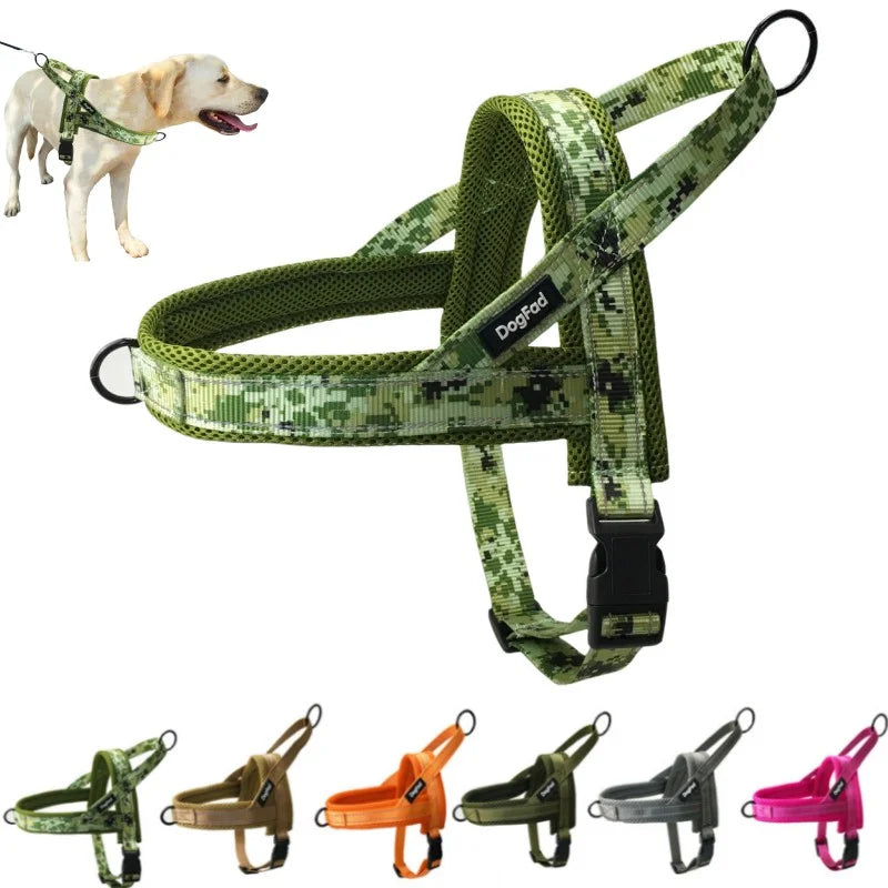 Pettorina No Pull Dog Harness Soft Padded Dog Harnesses Vest Reflective Pet Training Harnesses Durable For Small Medium Large Dogs Bulldog