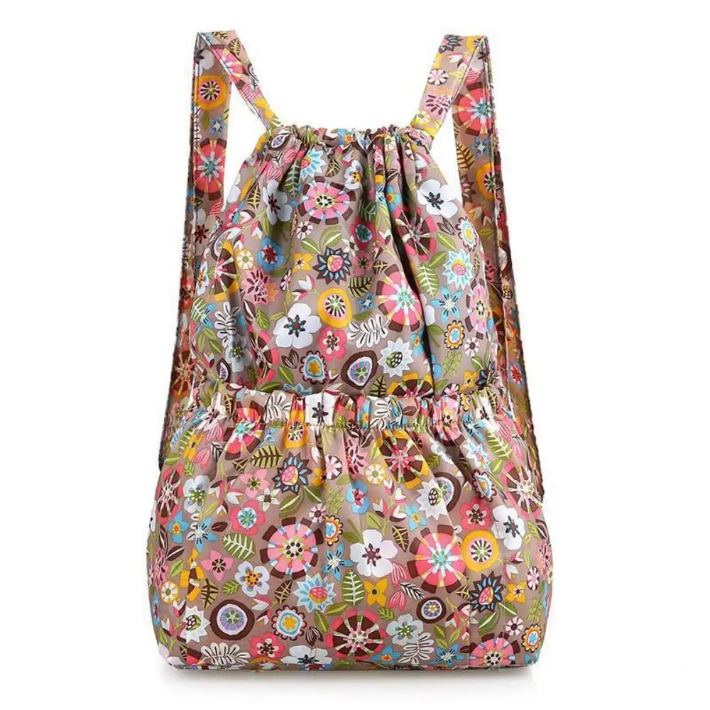 01-Zaino Borsa Pieghevole Impermeabile – Spesa & Tempo Libero 🌸