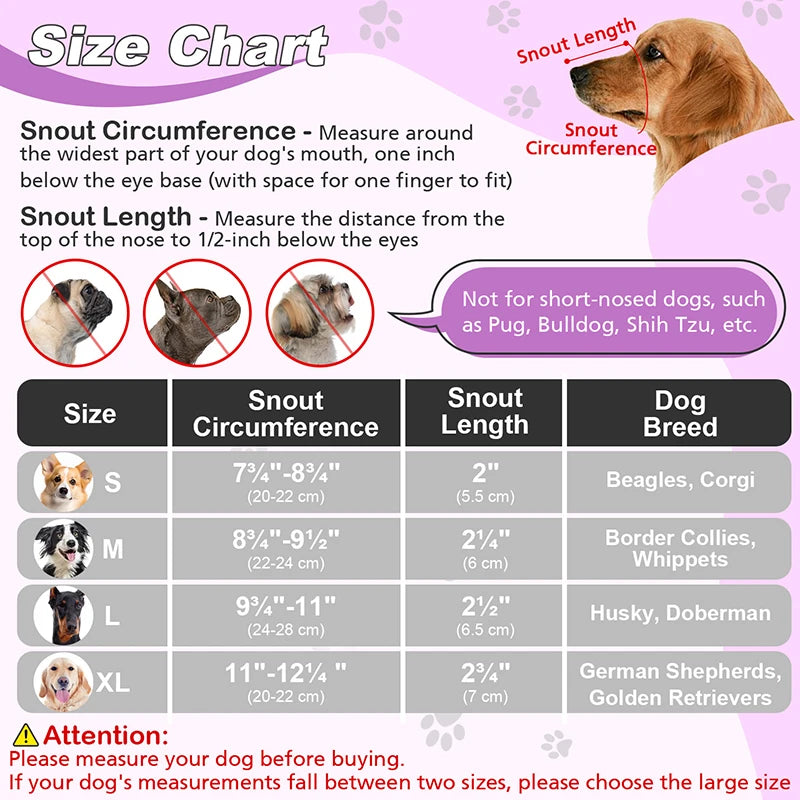 Pet Dog Mouth Cover Muzzle Anti-Munching Muzzle Anti-Barking Anti-Biting Breathable Mesh Special Anti-Licking Mouth