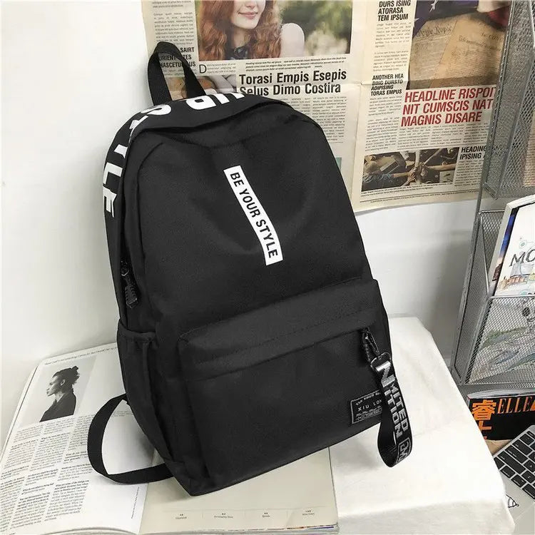 01-Zaino scuola unisex β capiente, leggero e alla moda π