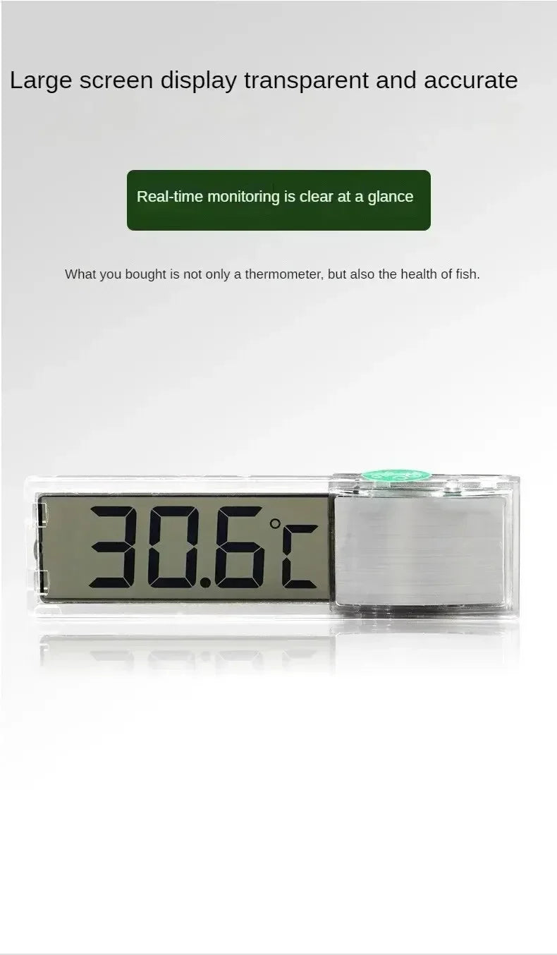 1PCs Electronic LCD Digital Fish Tank Temperature Aquarium Thermometer Measurement Fish Tank Temp Meter Aquarium Accessories