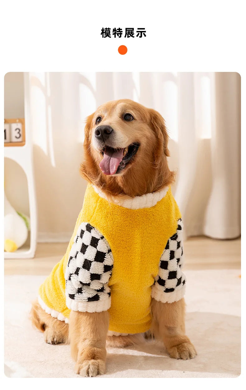 Vestiti per cani Autumn and winter sweaters for Big Dogs Two Legged Dog Sweater Spring Medium-sized Dog Pet Clothing Big Dog Clothing